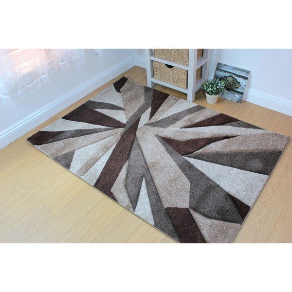 Bēšs un brūns paklājs Flair Rugs Shatter Beige Brown, 80 x 150 cm-image-1