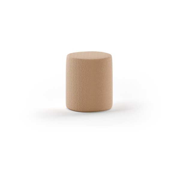 Brūns bērnu pufs no buklē auduma Forrest – Vipack