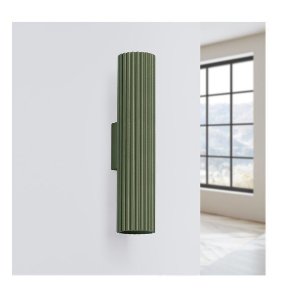 Zaļa sienas lampa Gleam – Sollux-image-2