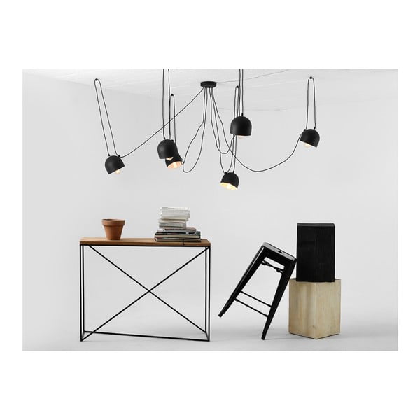 Melna griestu lampa ar 6 spuldzēm CustomForm Popo-image-4