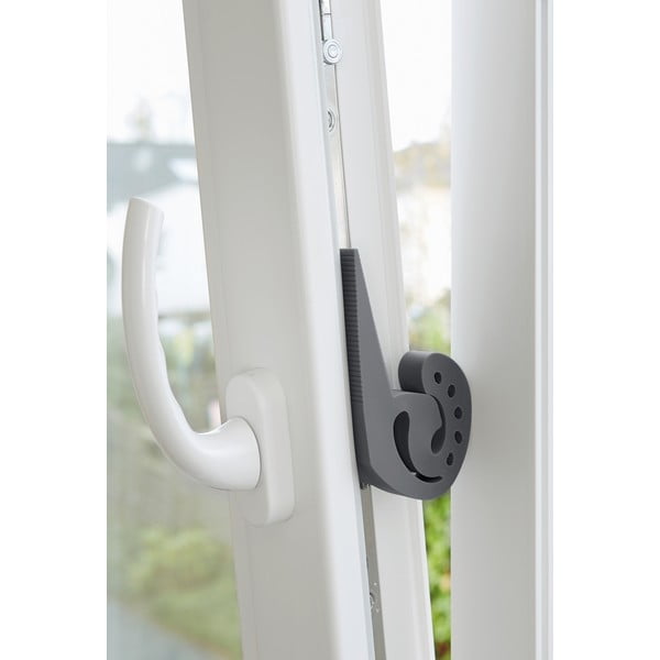 Tumši pelēks durvju un logu aizturētājs Wenko Multi-STOP®-image-1