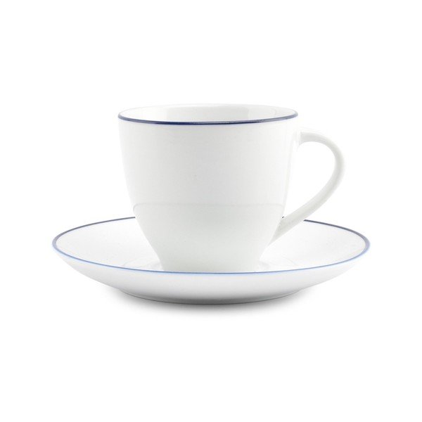 Balta kapučīno porcelāna tasīte 200 ml Basic White – BonBistro-image-2