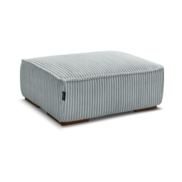 Gaiši pelēks velveta kāju soliņš Chelsea – Bobochic Paris-image-3