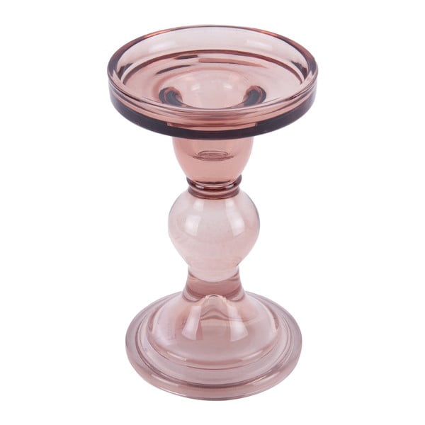 Rozā stikla svečturis PT LIVING Art-image-2