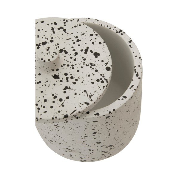 Krēmkrāsas betona vannas istabas organizators vates plāksnītēm Mozie – Premier Housewares-image-2