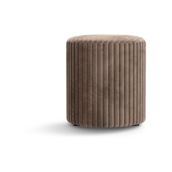 Brūns velveta pufs Dia – Micadoni -image-1