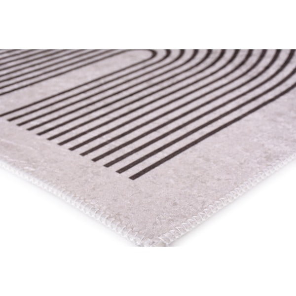 Krēmkrāsas mazgājams paklājs 120x160 cm – Vitaus-image-2