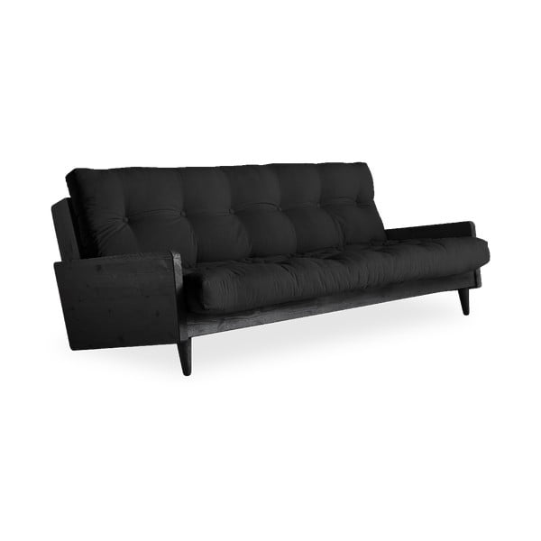 Izvelkamais dīvāns Karup Design Indie Black/Dark Grey-image-1