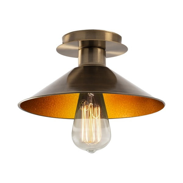 Bronzas krāsas griestu lampa ar metāla abažūru ø 24 cm Berceste – Opviq lights-image-2