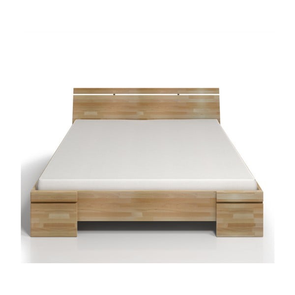 Divguļamā gulta no dižskābarža ar uzglabāšanas vietu SKANDICA Sparta Maxi, 160 x 200 cm