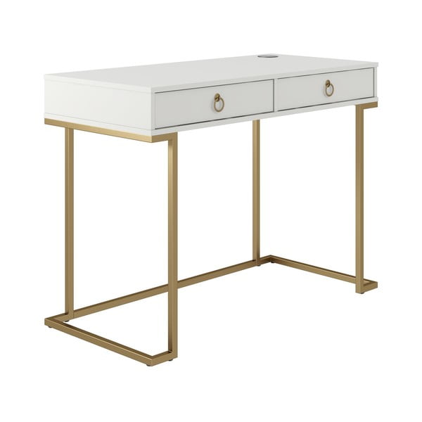 Balts rakstāmgalds CosmoLiving by Cosmopolitan Camila-image-1