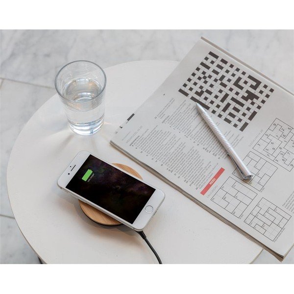 XD Design Ekskluzīvs bambusa bezvadu lādētājs-image-1