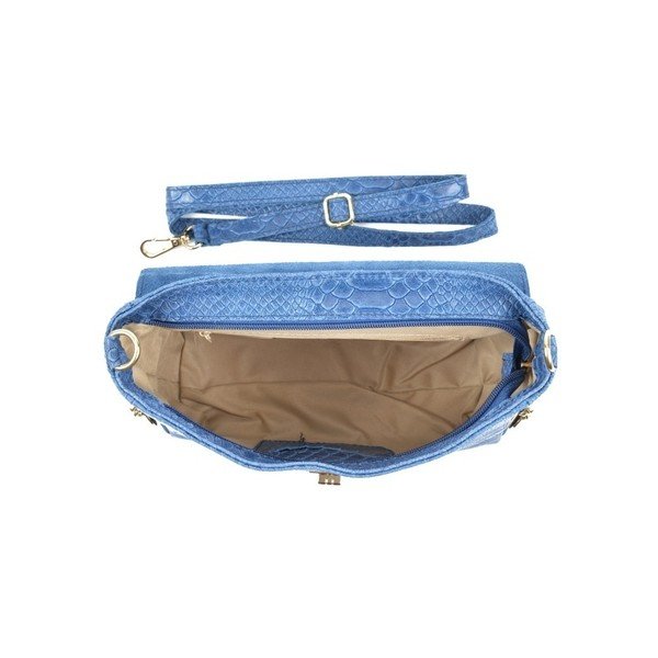 Zila ādas somiņa Roberta M Tasima Blu-image-1