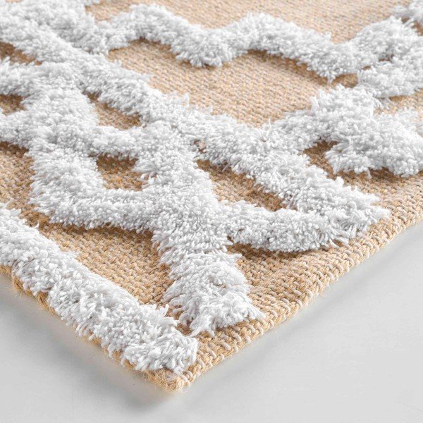 Bēšs paklājs no džutas maisījuma 60x90 cm Medine – douceur d'intérieur-image-3