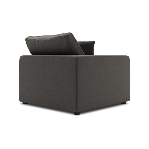 Tumši brūna modulārā dīvāna stūra daļa Windsor & Co Sofas Galaxy, kreisais stūris-image-3