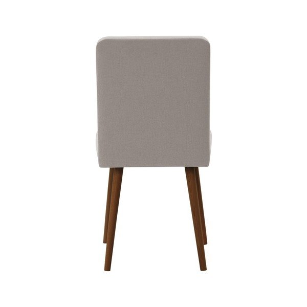 Pelēki brūns krēsls ar tumši brūnām dižskābarža koka kājām Ted Lapidus Maison Fragrance-image-1