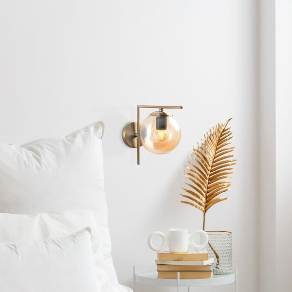 Zelta krāsas sienas lampa ø 15 cm Antique – Opviq lights-image-2