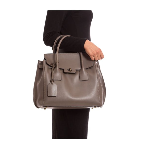 Pelēki brūna ādas somiņa Isabella Rhea nr. 479-image-3