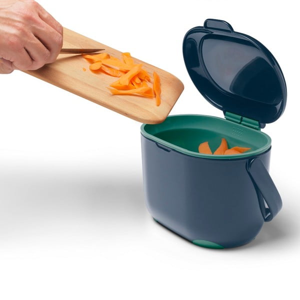 Zils kompostējams atkritumu konteiners 2,5 l - Addis-image-4