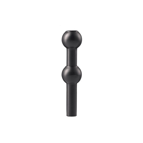 Matēti melna metāla vāze (augstums 10 cm) Nagel – STOFF Nagel