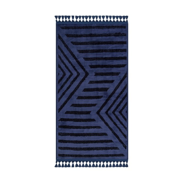 Zils mazgājams paklājs 200x80 cm – Vitaus