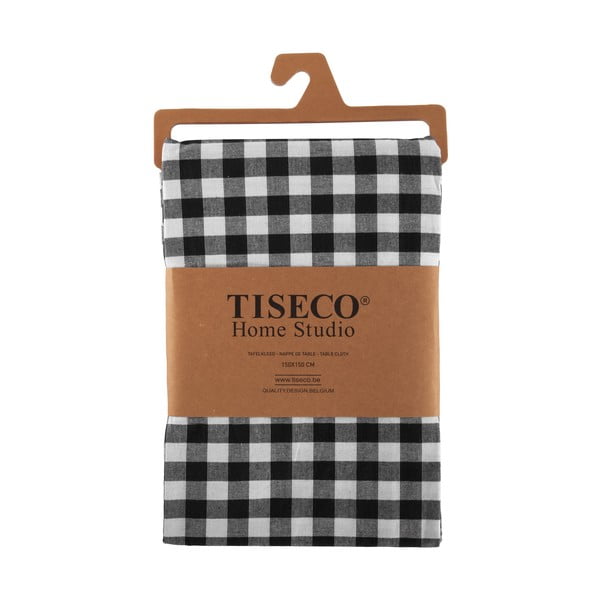 Kokvilnas galdauts 150x150 cm Gingham – Tiseco Home Studio-image-2
