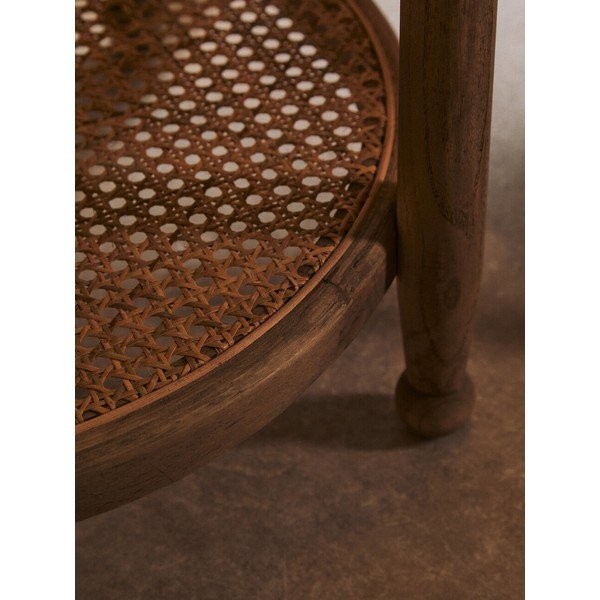 Apaļš sānu galdiņš ar stikla galda virsmu ø 57 cm Cebu – Premier Housewares-image-3