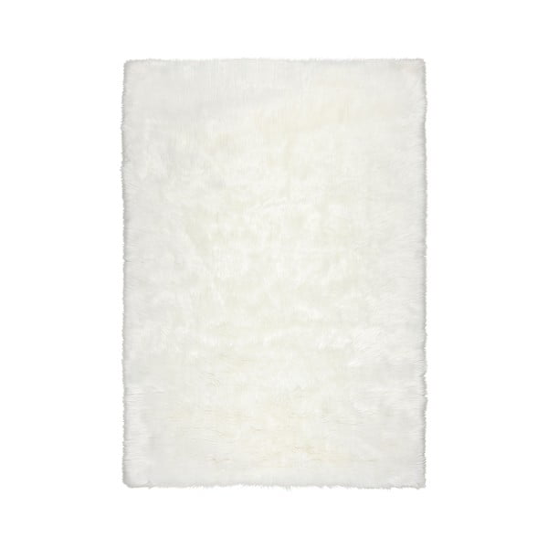 Balta sintētiska kažokāda 290x180 cm – Flair Rugs
