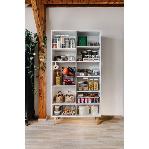 Melns uzglabāšanas grozs iDesign Vienna, 23,8 x 18,4 cm-image-2