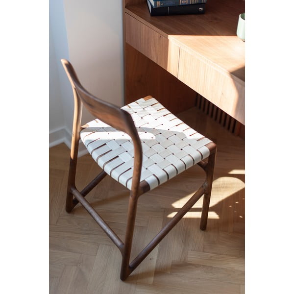 Brūns/krēmkrāsas pusdienu krēsls Fawn – Gazzda-image-2