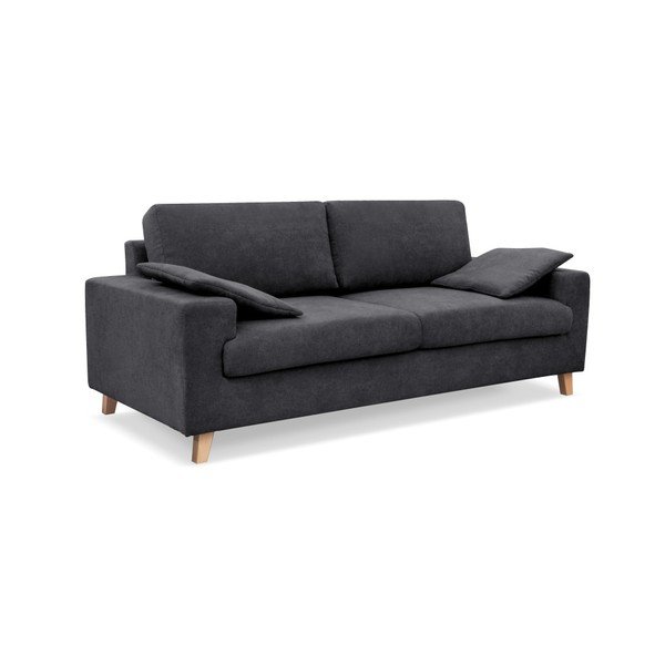 Tumši pelēks dīvāns trīs personām Cosmopolitan design Caracas-image-1