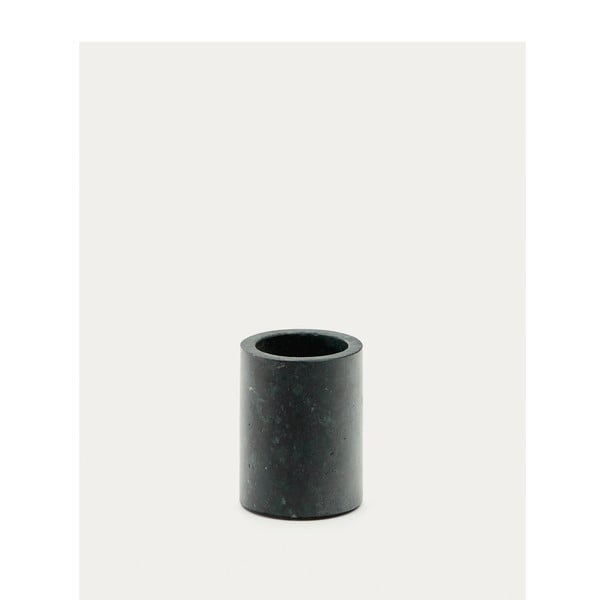 Tumši zaļš marmora trauks zobu birstei Elenei – Kave Home-image-4