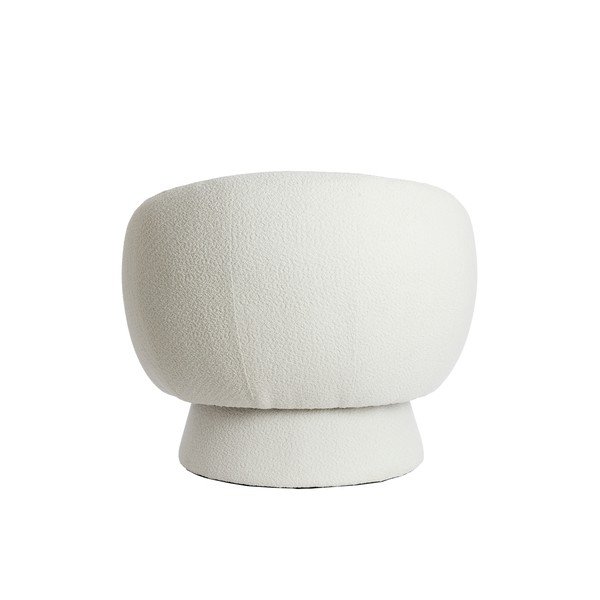 Krēmkrāsas atpūtas krēsls no buklē auduma Avoria – Light & Living-image-4