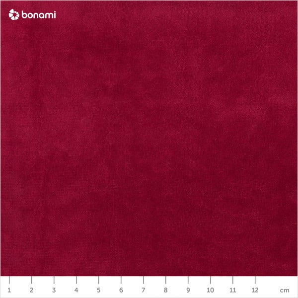 Sarkans divvietīgs samta dīvāns Cosmopolitan Design Florence, 160 cm-image-1