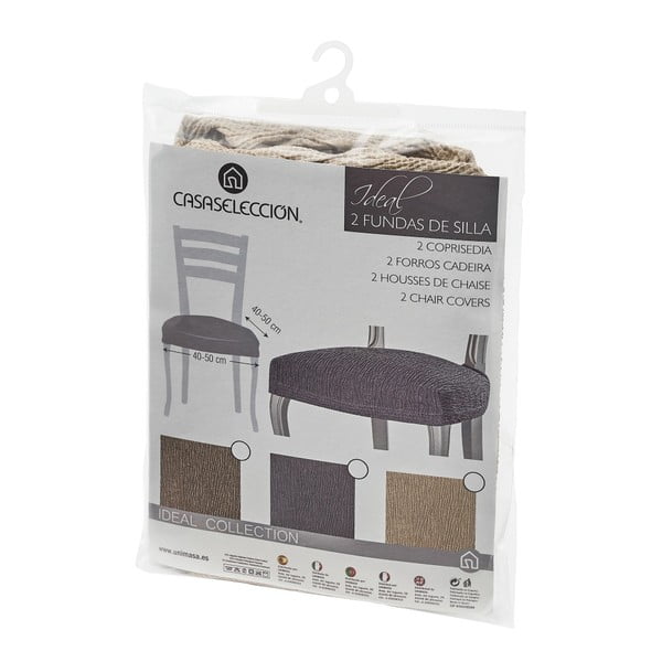 Brūns uzvelkams pārvalks krēslam Ideal – Casa Selección-image-2