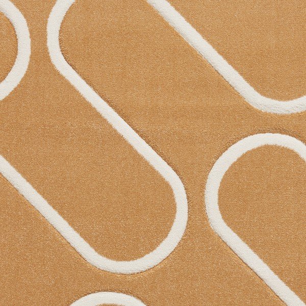 Okera dzeltens paklājs 120x170 cm Linear Curve – Catherine Lansfield-image-4