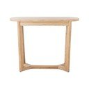 Dabīga toņa gumijkoka masīvkoka konsoles galds 35x100 cm Serrone – Bloomingville