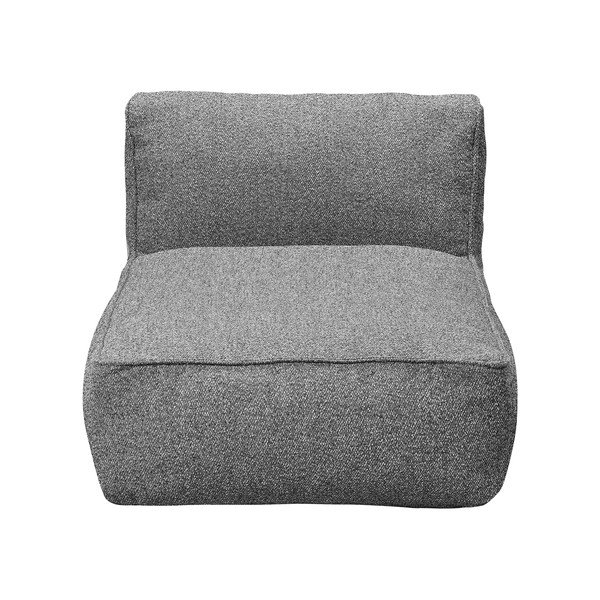 Pelēks modulārais dārza dīvāns (vidējā moduļa) Grow – Blomus