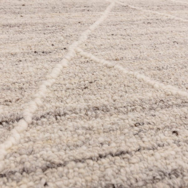 Gaiši pelēks vilnas paklājs 200x290 cm Noah – Asiatic Carpets-image-2