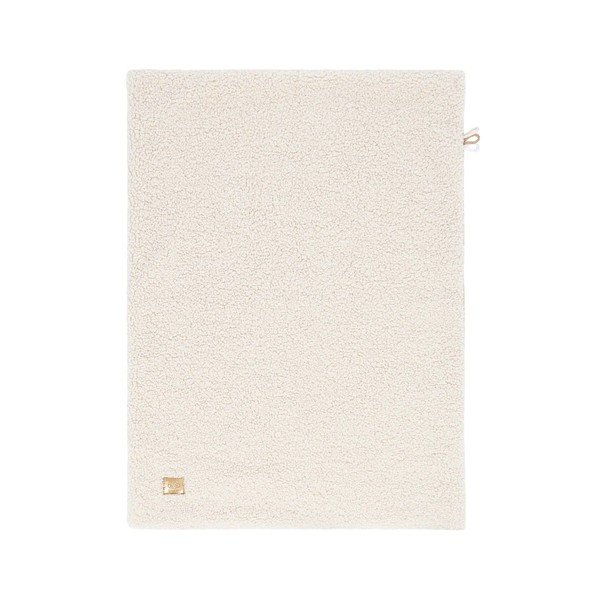 Krēmkrāsas bērnu sega no Sherpa flīsa 100x77 cm – Meowbaby