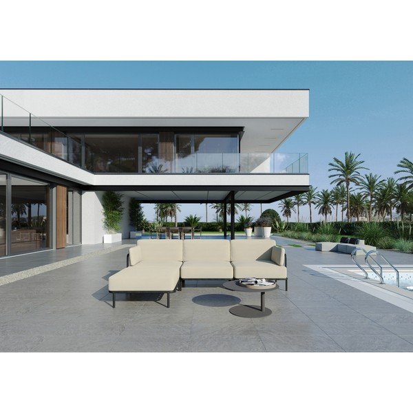 Bēšs dārza modulārais dīvāns 234 cm Salve – Sit Sit-image-1