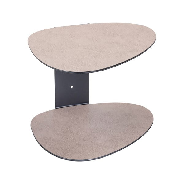 Pelēks tērauda sienas plaukts 29 cm Curve Bull – LIND DNA