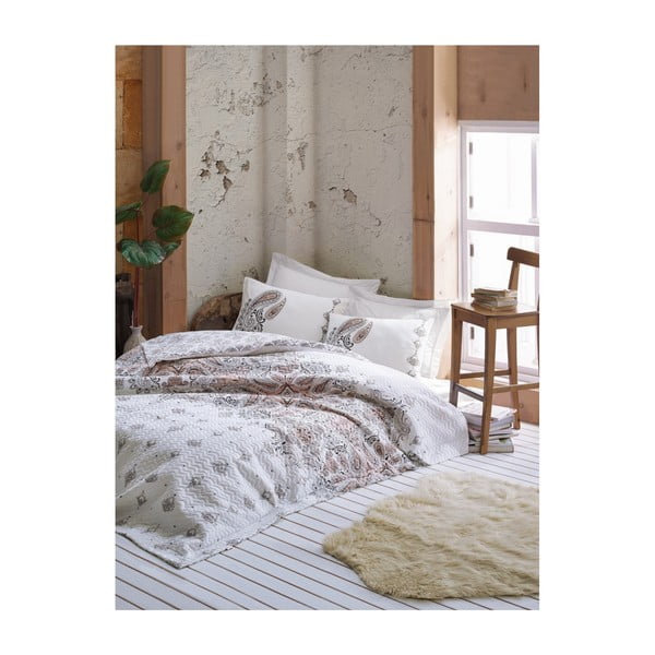 Kokvilnas vienvietīga gultas pārklājs Harley, 180 x 230 cm