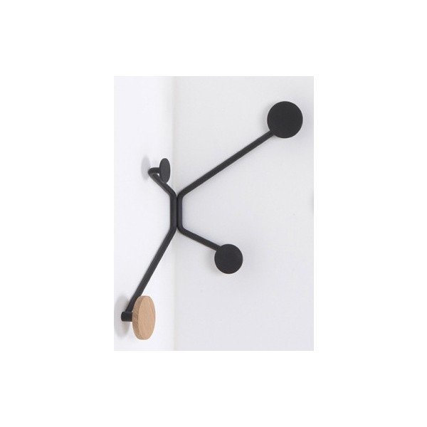 Melns stūra sienas pakaramais Gazzda Hook-image-3