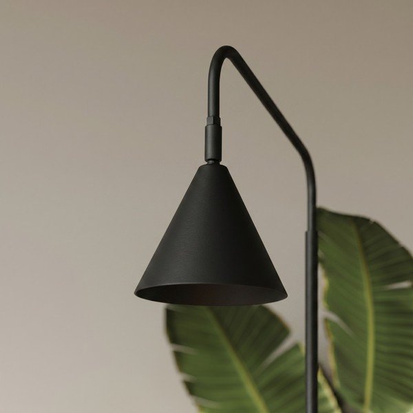 Melna tērauda stāvlampa ar saliekamu konstrukciju (augstums 165 cm) Zylo – Sollux-image-4