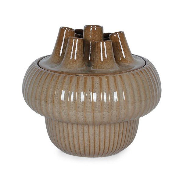 Pelēkbrūna akmensmasas vāze (augstums 25,5 cm) Olyssia – Bizzotto