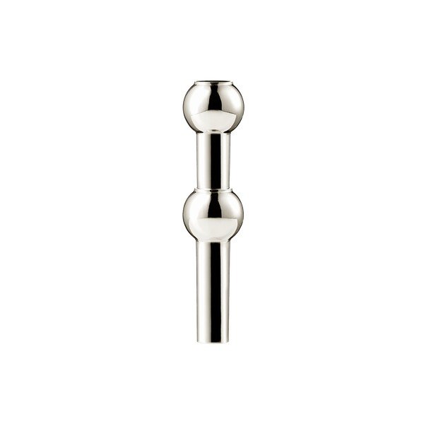 Spīdīgas sudraba krāsas metāla vāze (augstums 10 cm) Nagel – STOFF Nagel