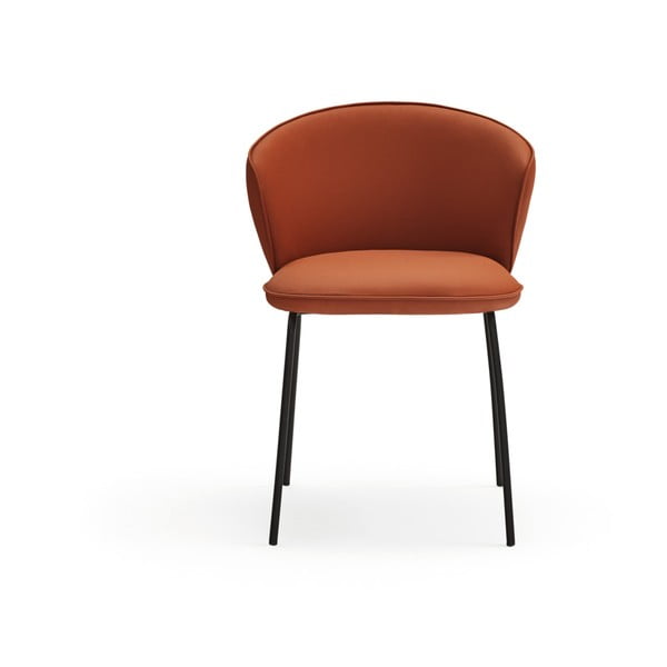 Oranži polsterēti ēdamistabas krēsli (2 gab.) Add – Teulat-image-2