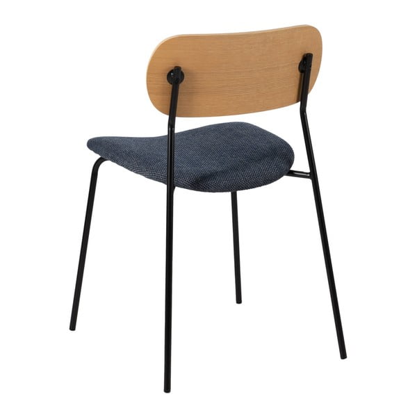 Zili/dabīga toņa pusdienu krēsli (4 gab.) Moe – Ixia-image-3