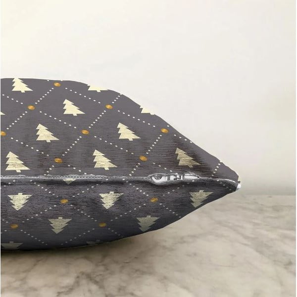 Spilvendrāna ar Ziemassvētku motīvu 43x43 cm – Mila Home-image-1